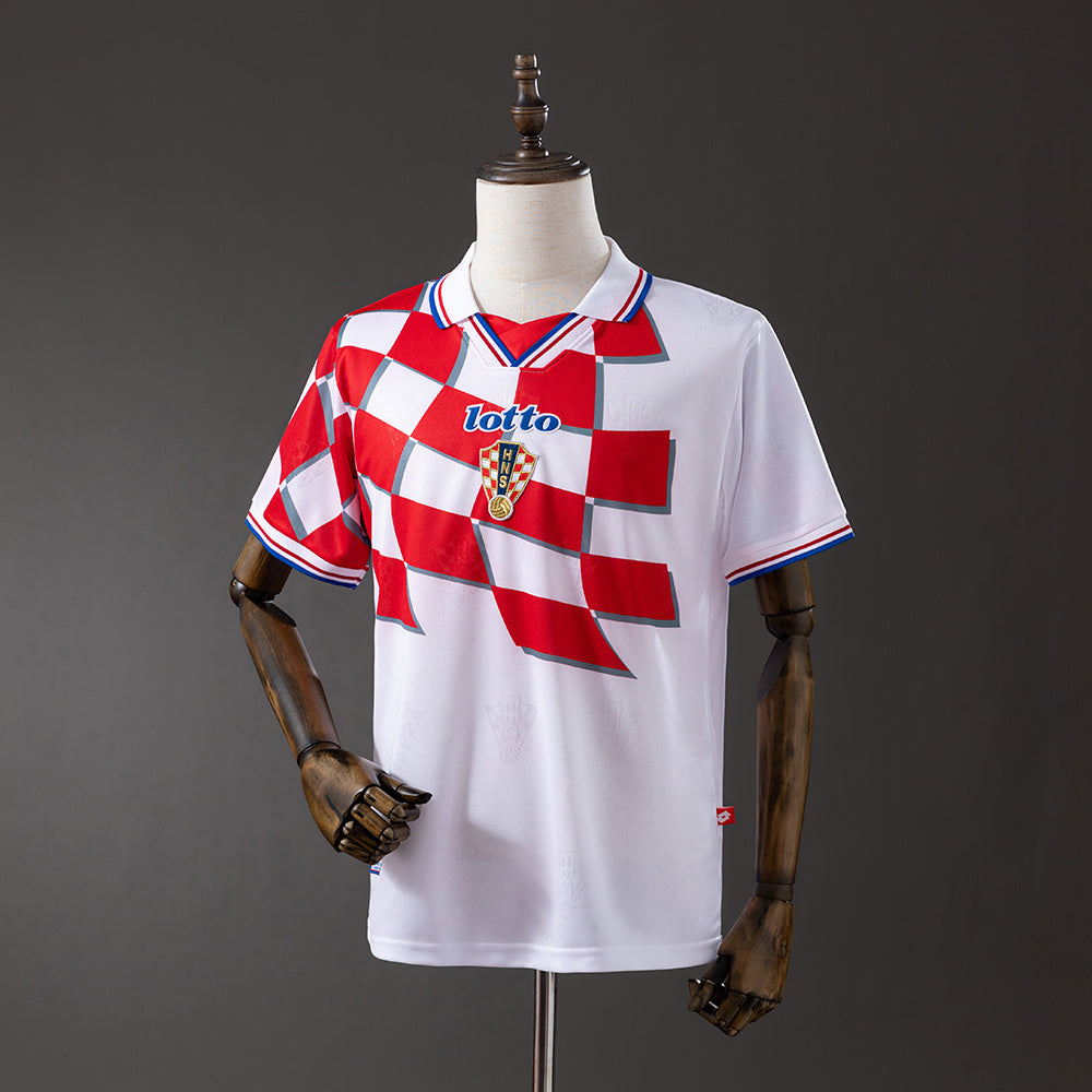 Croatia 1998 World Cup I Home Jersey - Retro Version