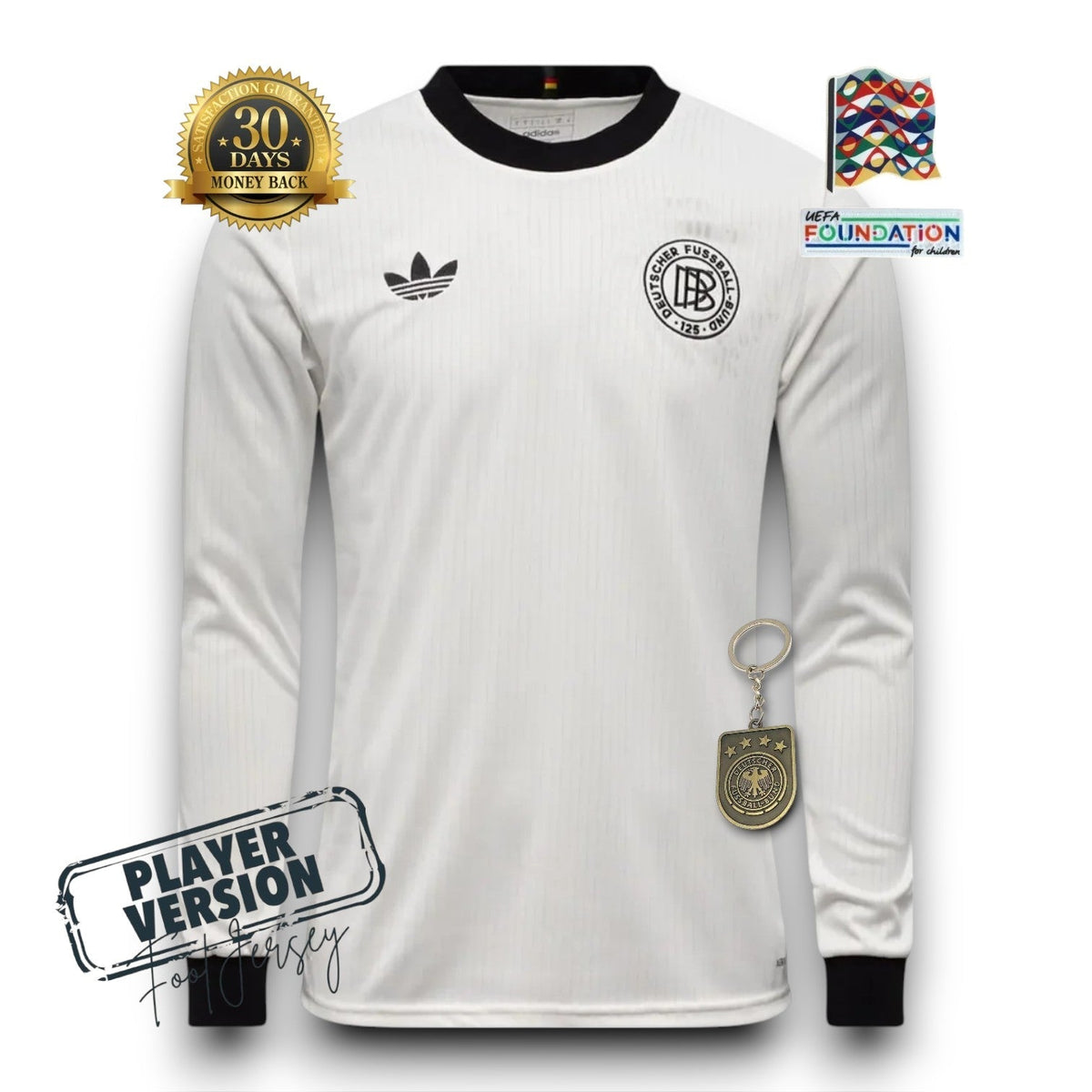 Germany 125th Anniversary Player Jersey Long Sleeve