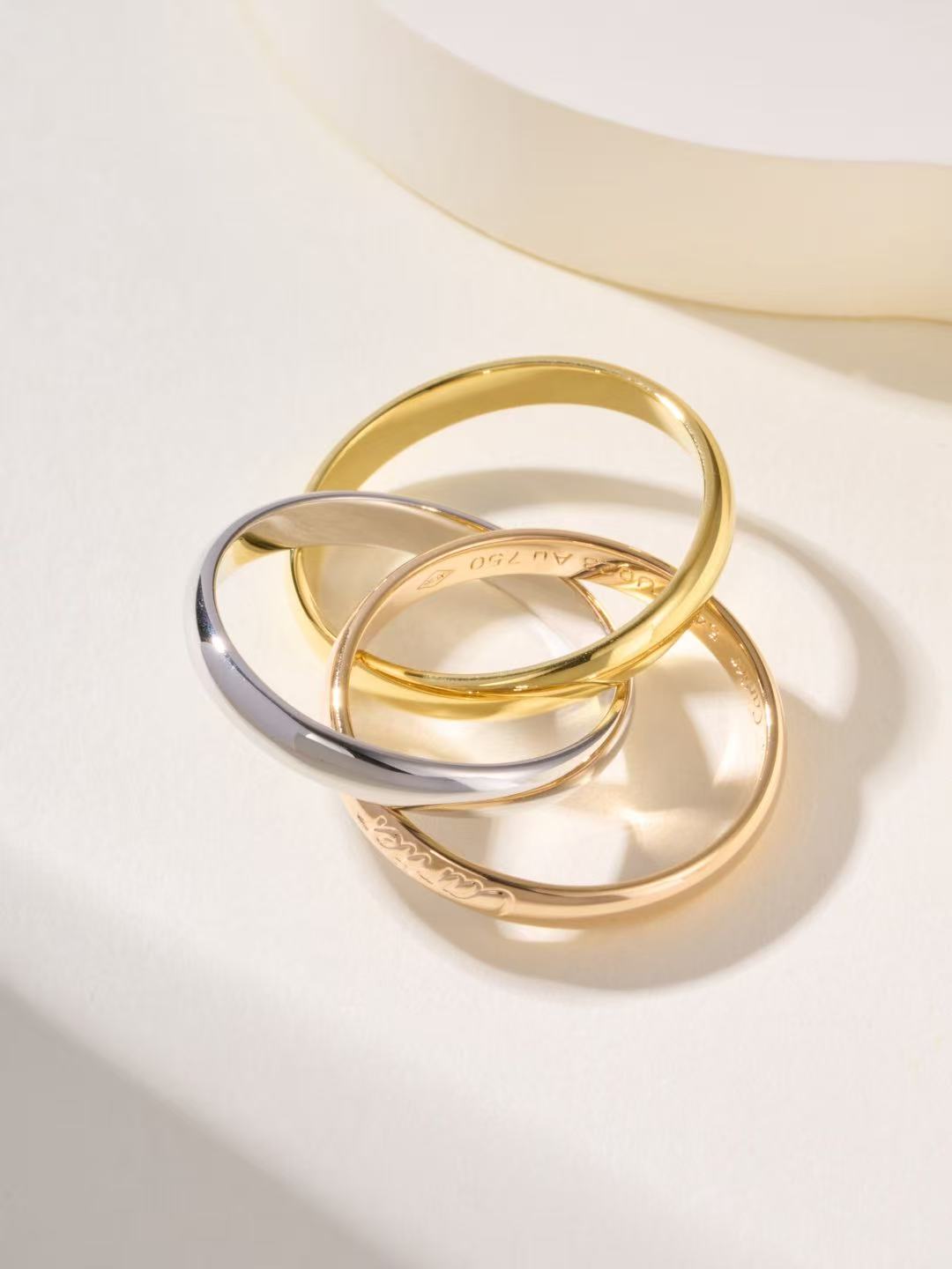 3 Color Simple and stylish new ring 1