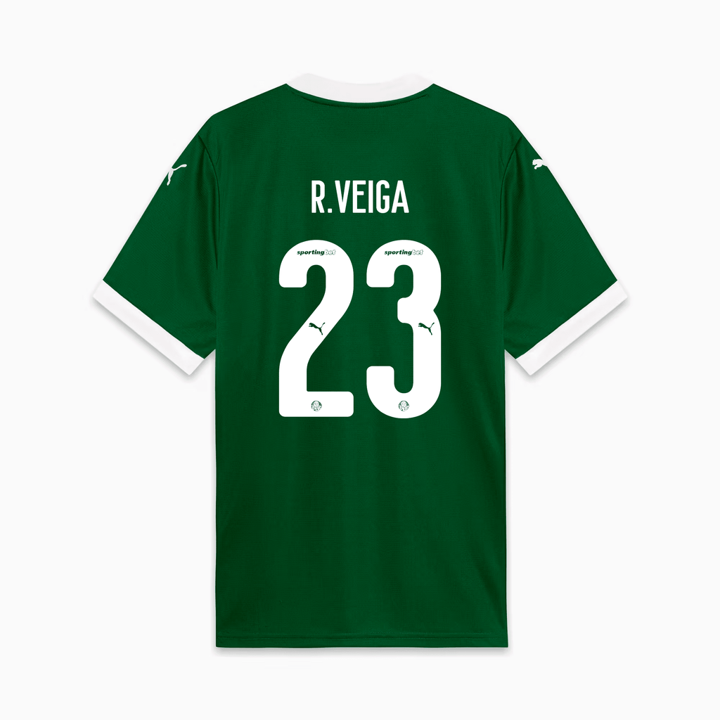 Camisa Puma Palmeiras 2025/26 I - R. Veiga N° 23