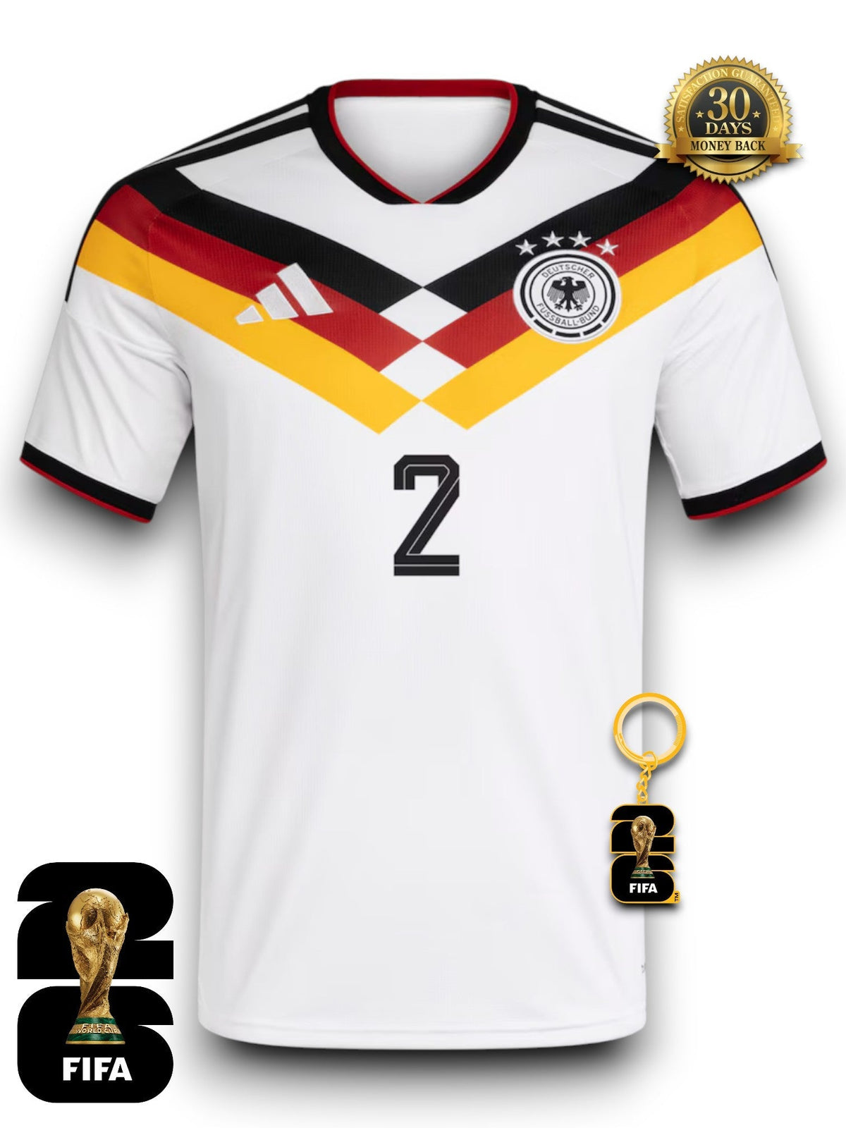 Germany World Cup 2026 Jersey #2 RÜDIGER