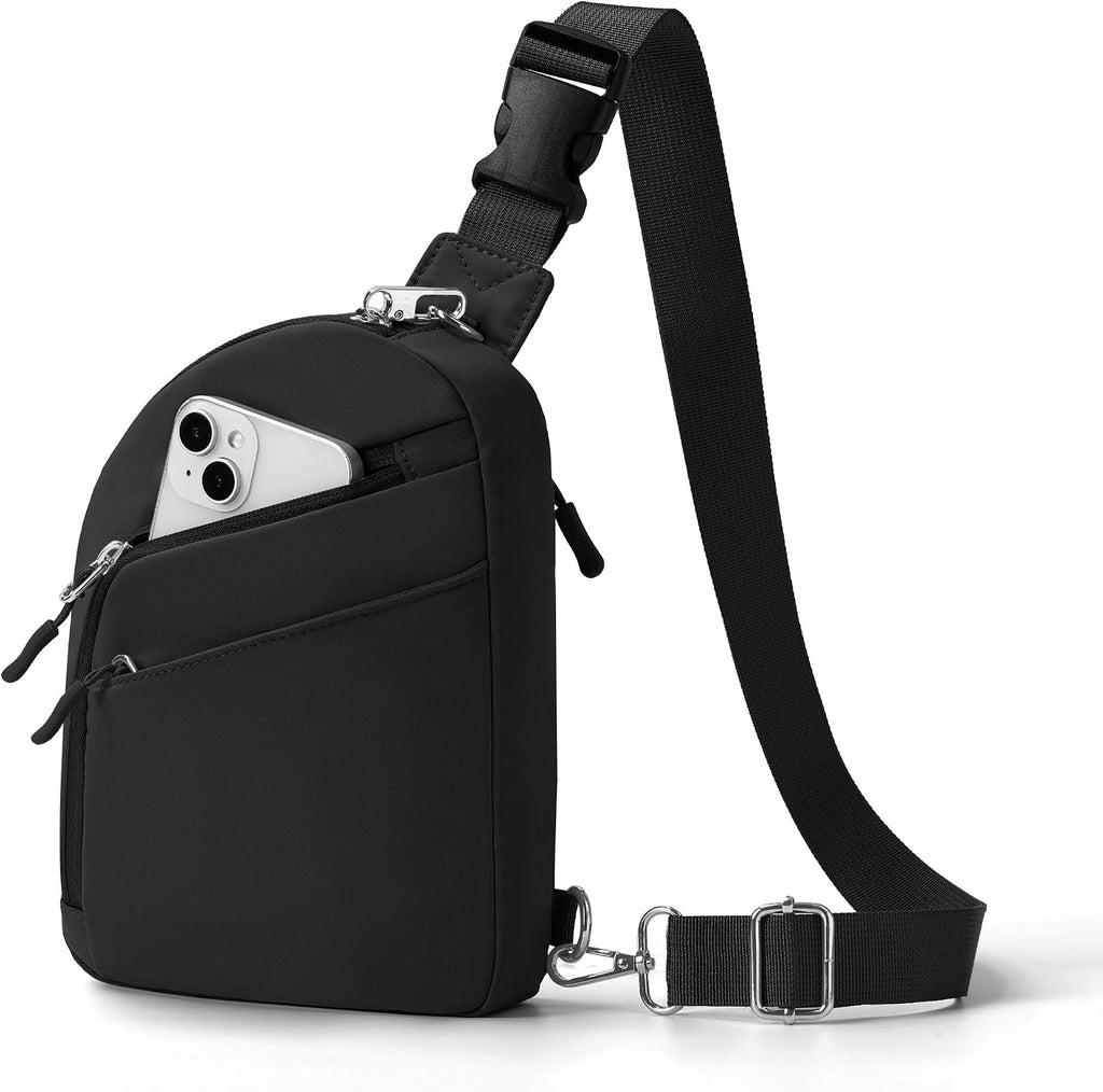 TOPEAST Anti Theft Crossbody Bags for Women Men, Small Sling Crossbody Bag Travel Purse Shoulder Wallet with RFID Blocking