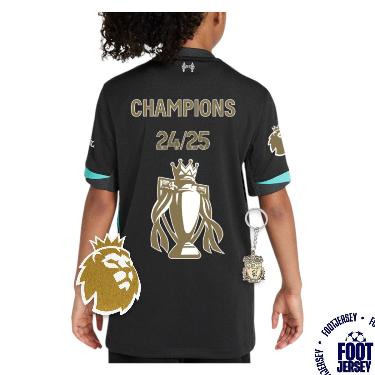 Kids Liverpool Away Kit 2024/2025 - CHAMPIONS PL