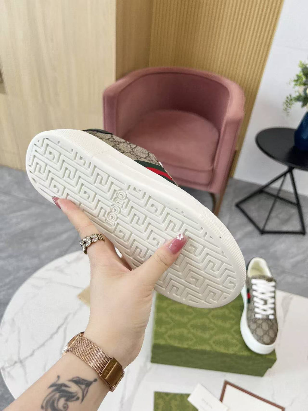 Spring and Autumn casual thick soled popular new shoes Trainer Sneaker 090308