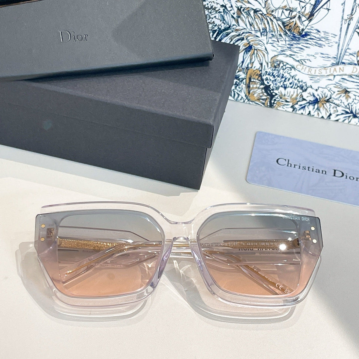 New full frame transparent fashion hot sunglasses