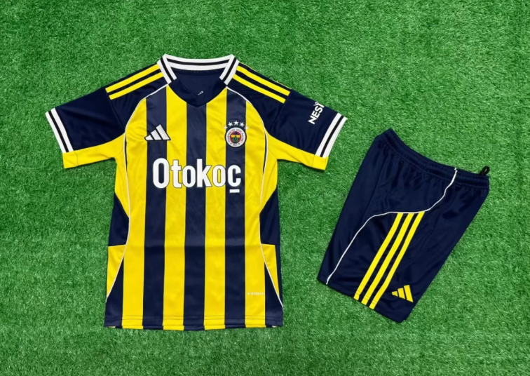 Kids Fenerbahçe Home Kit 2025/26