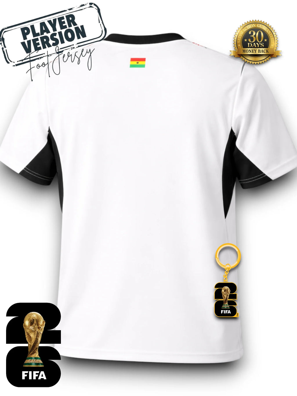 Ghana World Cup 2026 Jersey - Player Version