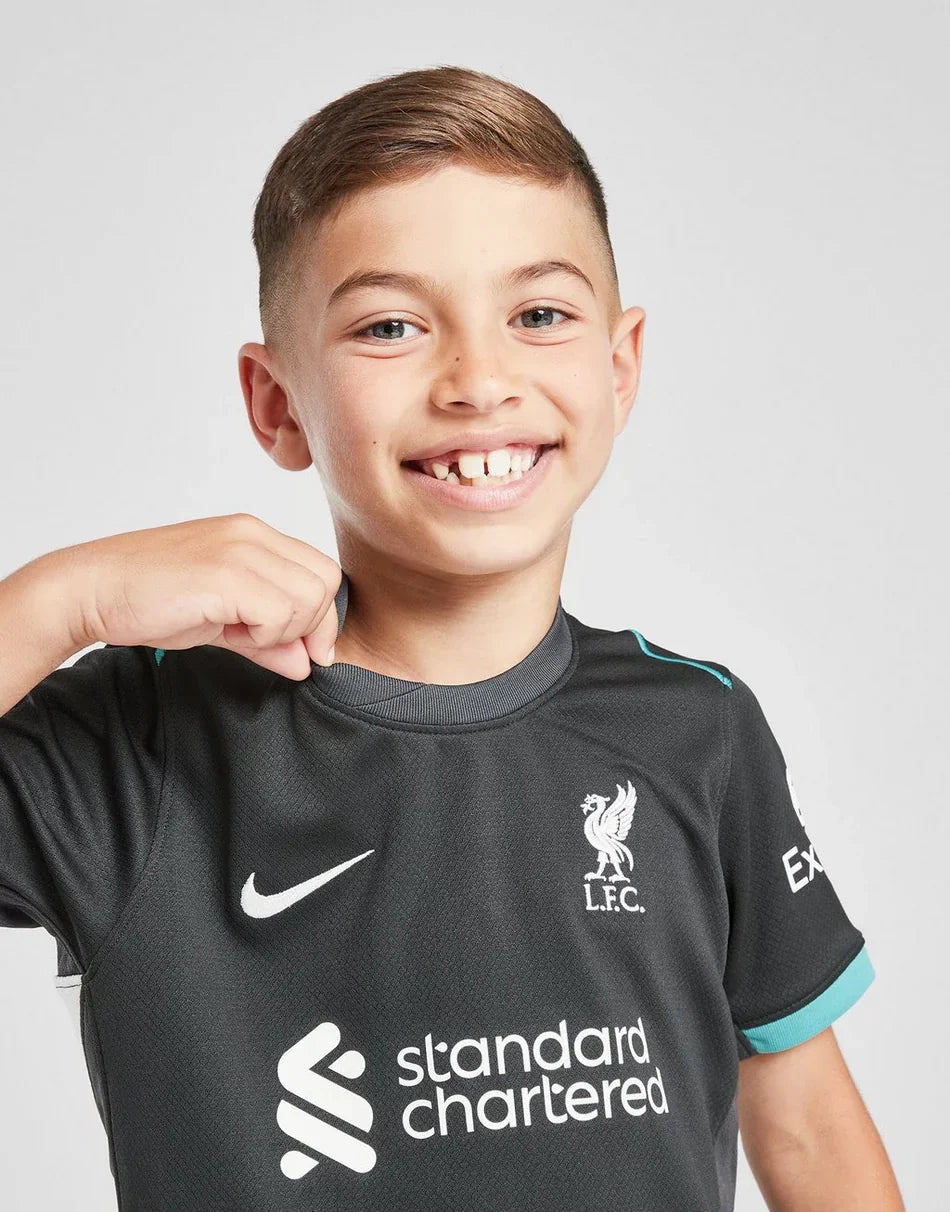 Kids Liverpool Away Kit 2024/2025 - CHAMPIONS PL