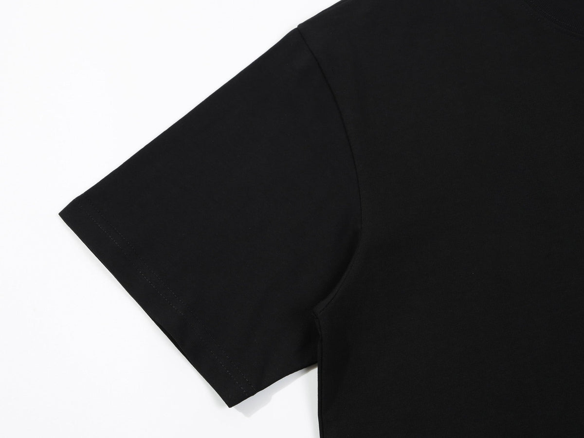 ZIP POCKET COTTON T-SHIRT