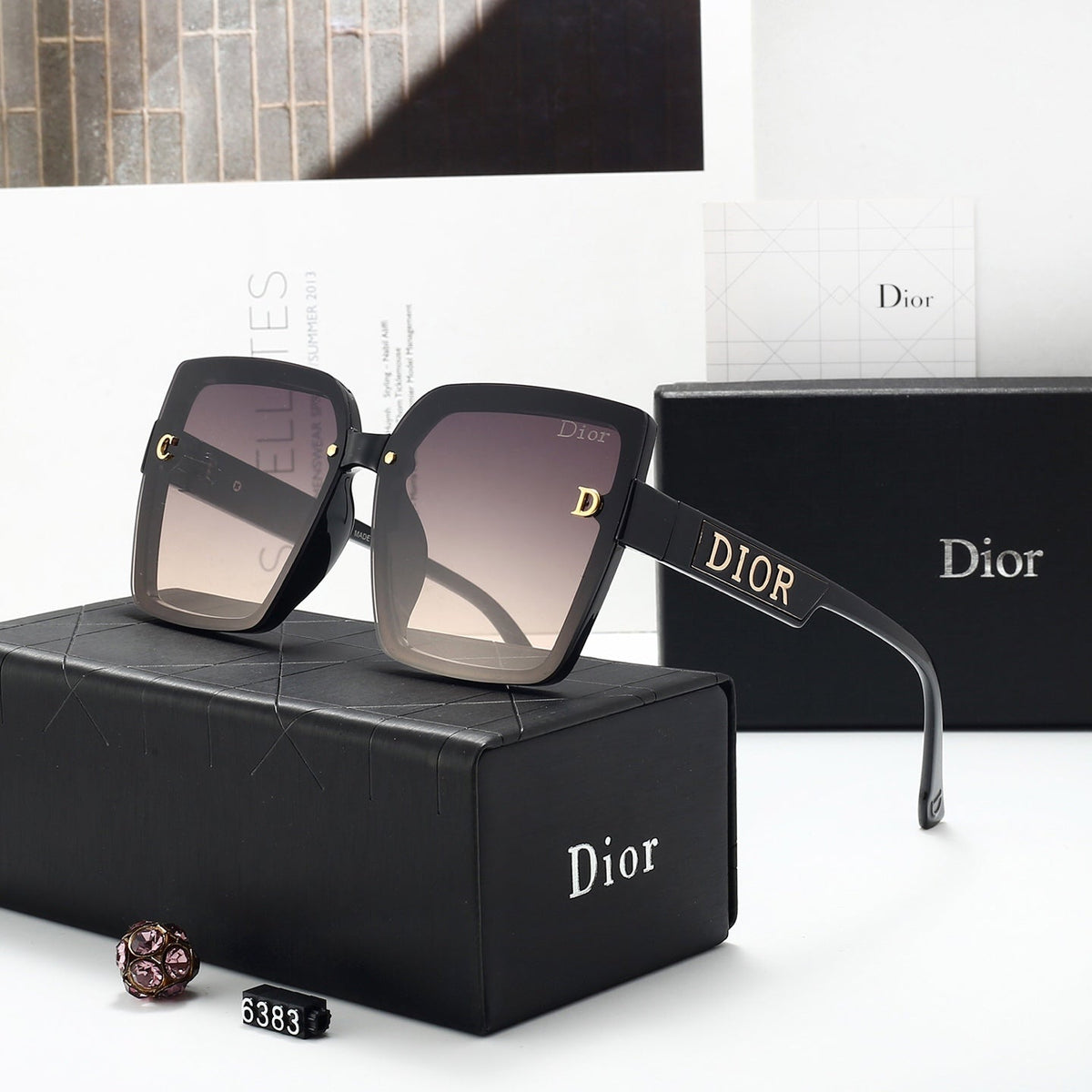Fashion hot 5 color sunglasses 6383