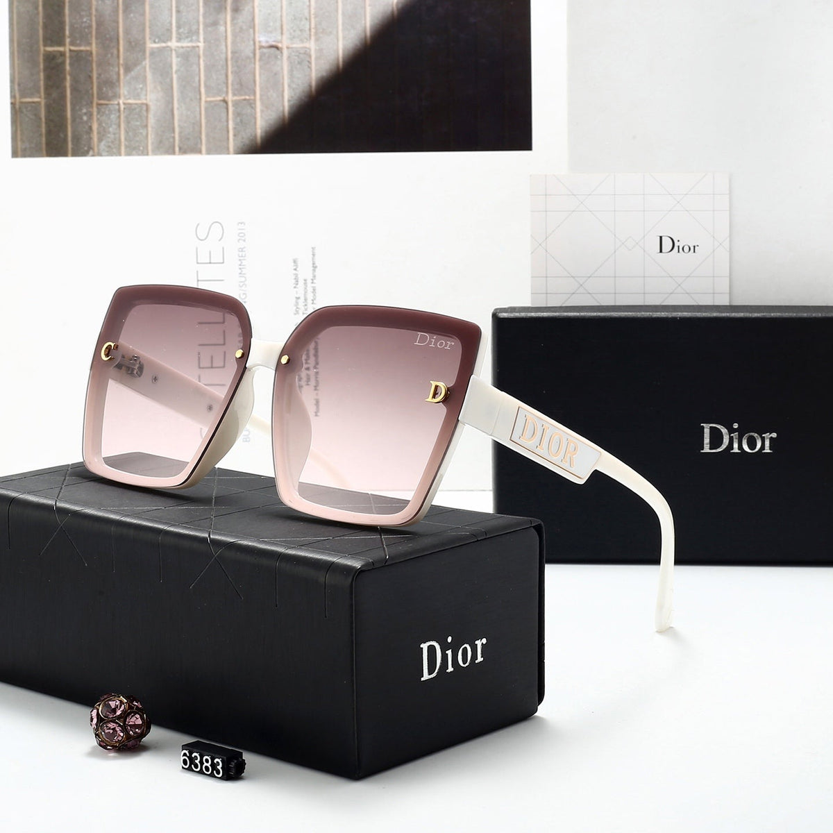 Fashion hot 5 color sunglasses 6383