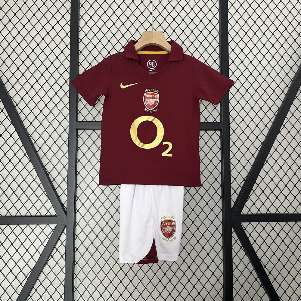Kids Arsenal Kit 2005/06 - Retrﾃｴ