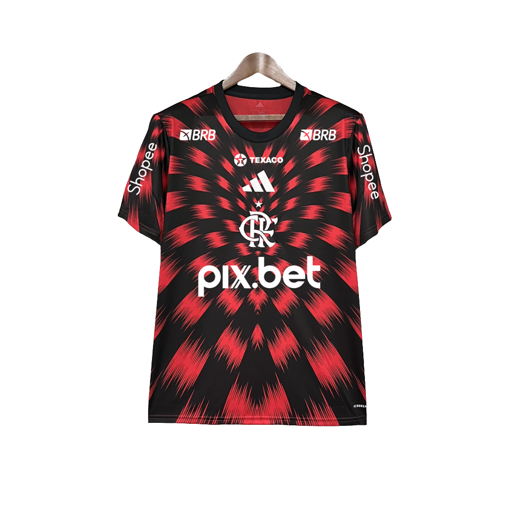 Flamengo 25/26 Pre-Match Jersey - All Sponsors - Fan Version