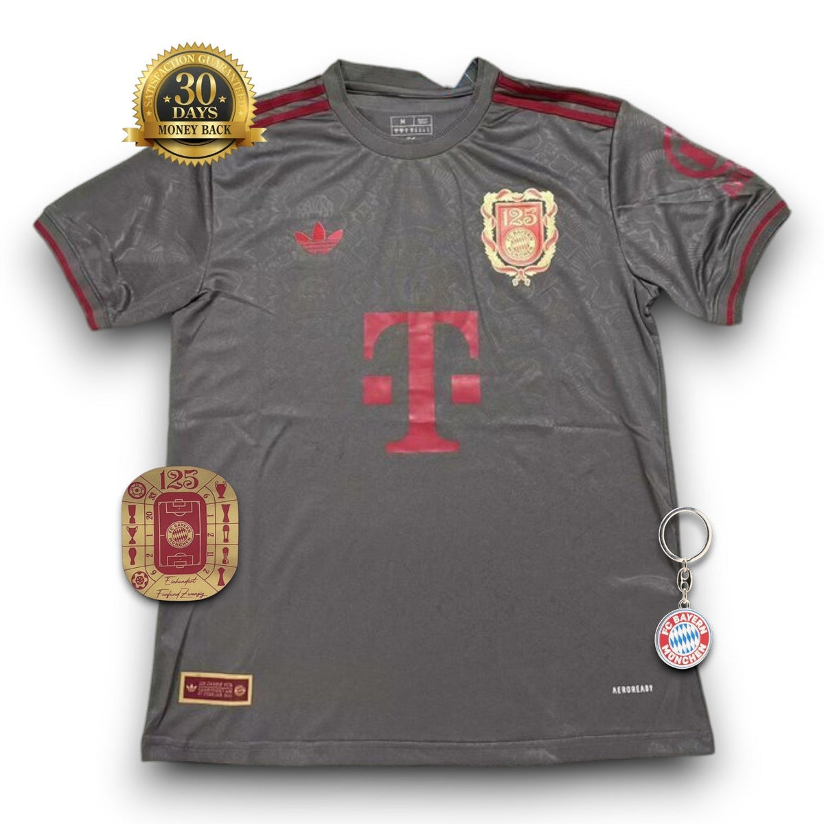 Bayern Munich Jersey 125th Anniversary Gray