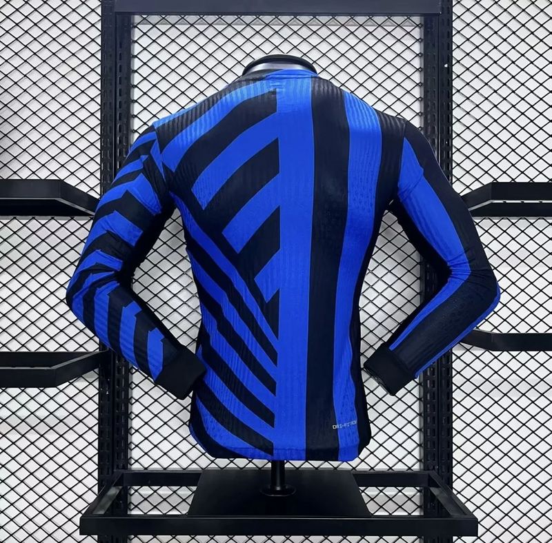 Inter Milan Home 2024/2025 Player Jersey - Long Sleeve