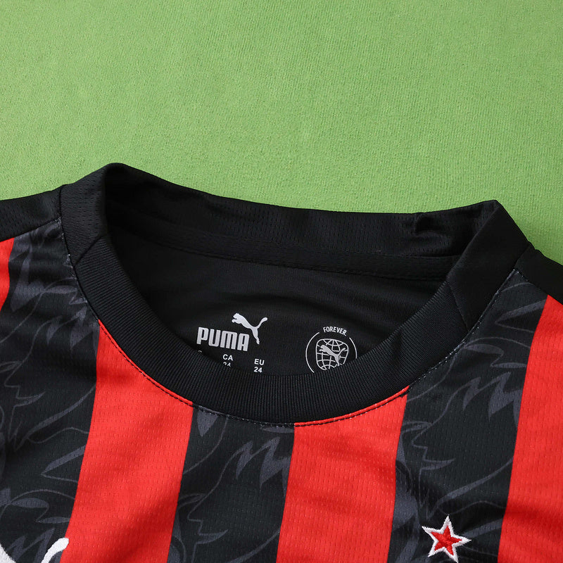 Kids AC Milan Home Kit 2025/26