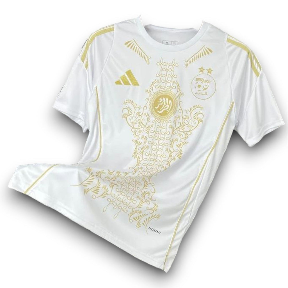 Algeria Karakou White Gold Jersey 2025/25