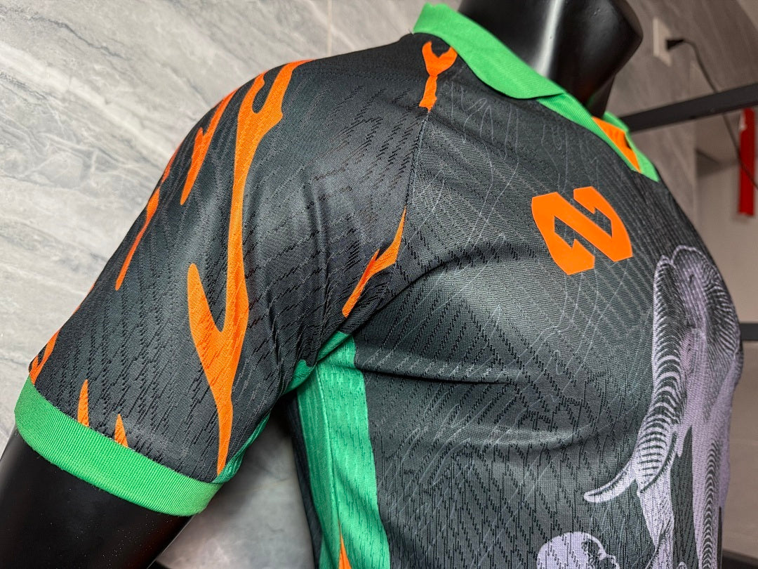 Ivory Coast Special Edition Black Jersey - Player Version