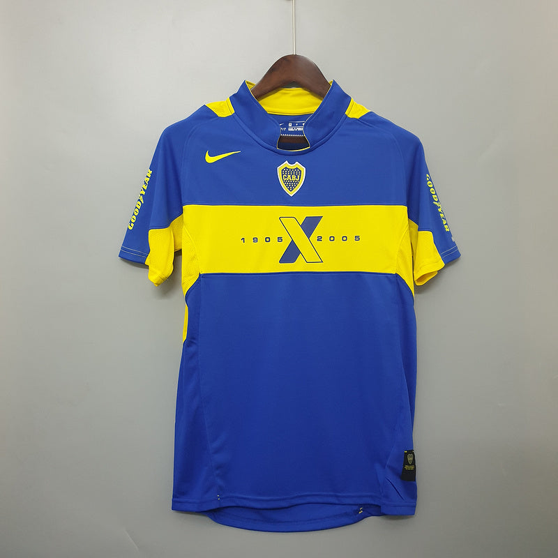 Boca Juniors 2005 Home Jersey - Retro Version