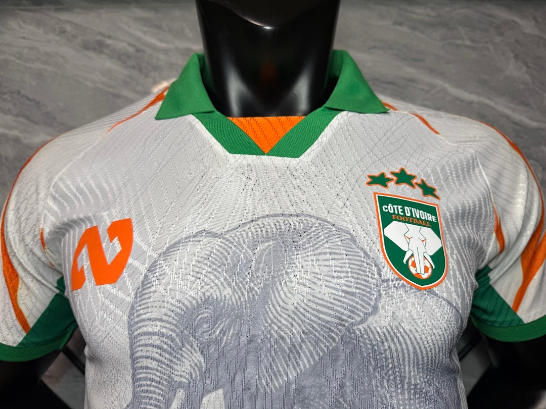 Ivory Coast Special Edition White Jersey - Player Version