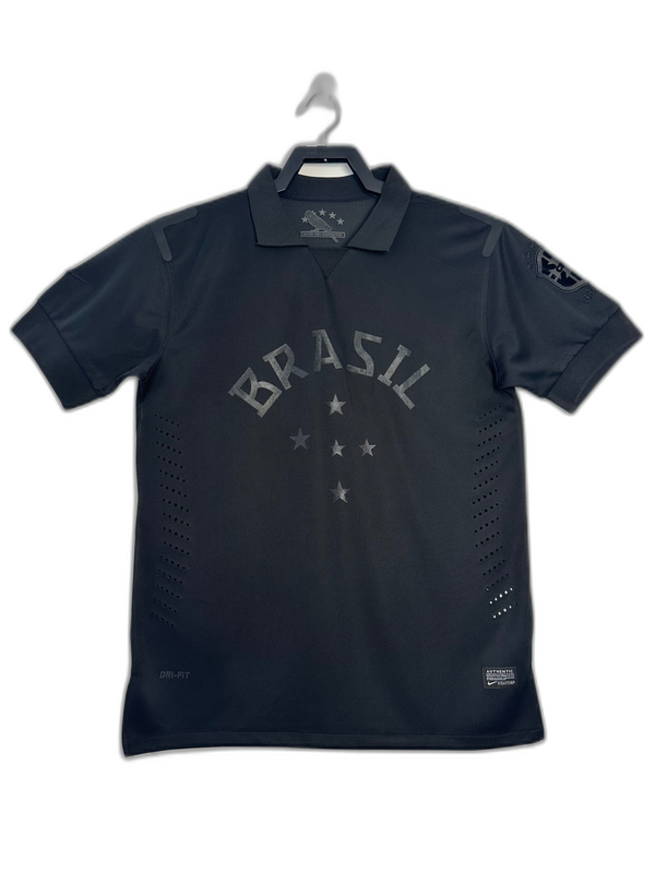 Brazil 13/14 Black Jersey - Retro Version