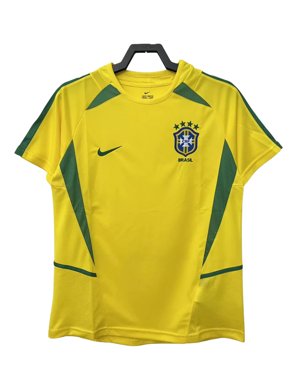Brazil 2002 I Home Jersey - Retro Version