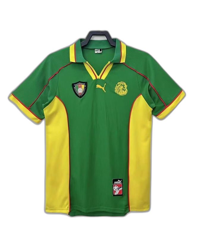 Cameroon 1998 I Home Jersey - Retro Version