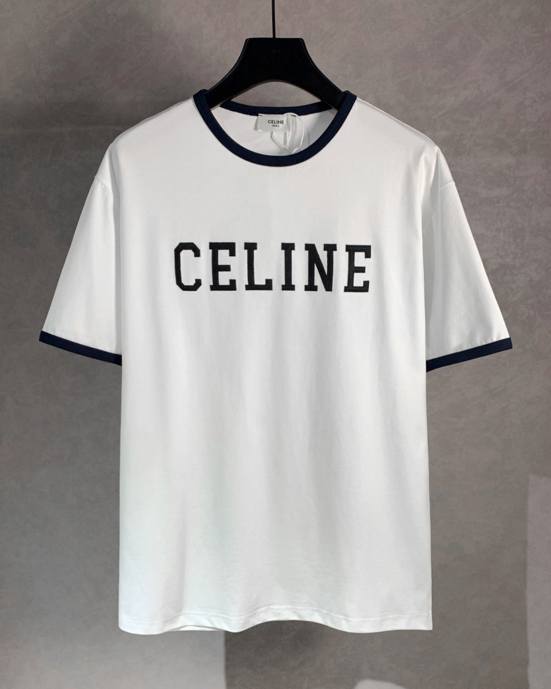 Patch embroidered T-shirt