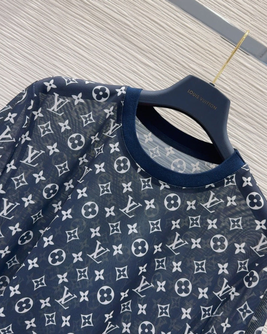 Garnish printed breathable T-shirt