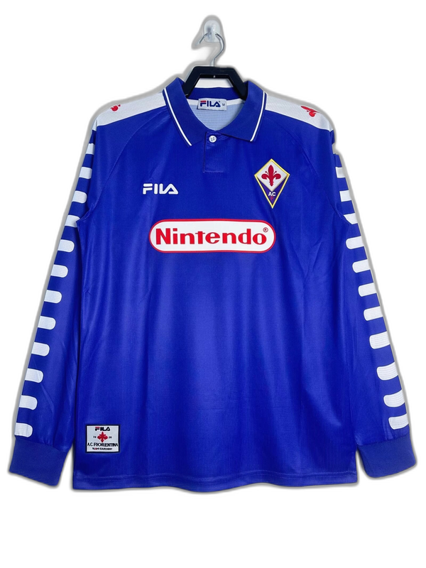 Fiorentina 98/99 I Home Jersey - Long Sleeve Retro Version