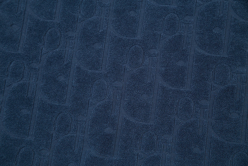 Jacquard towelling T-shirt