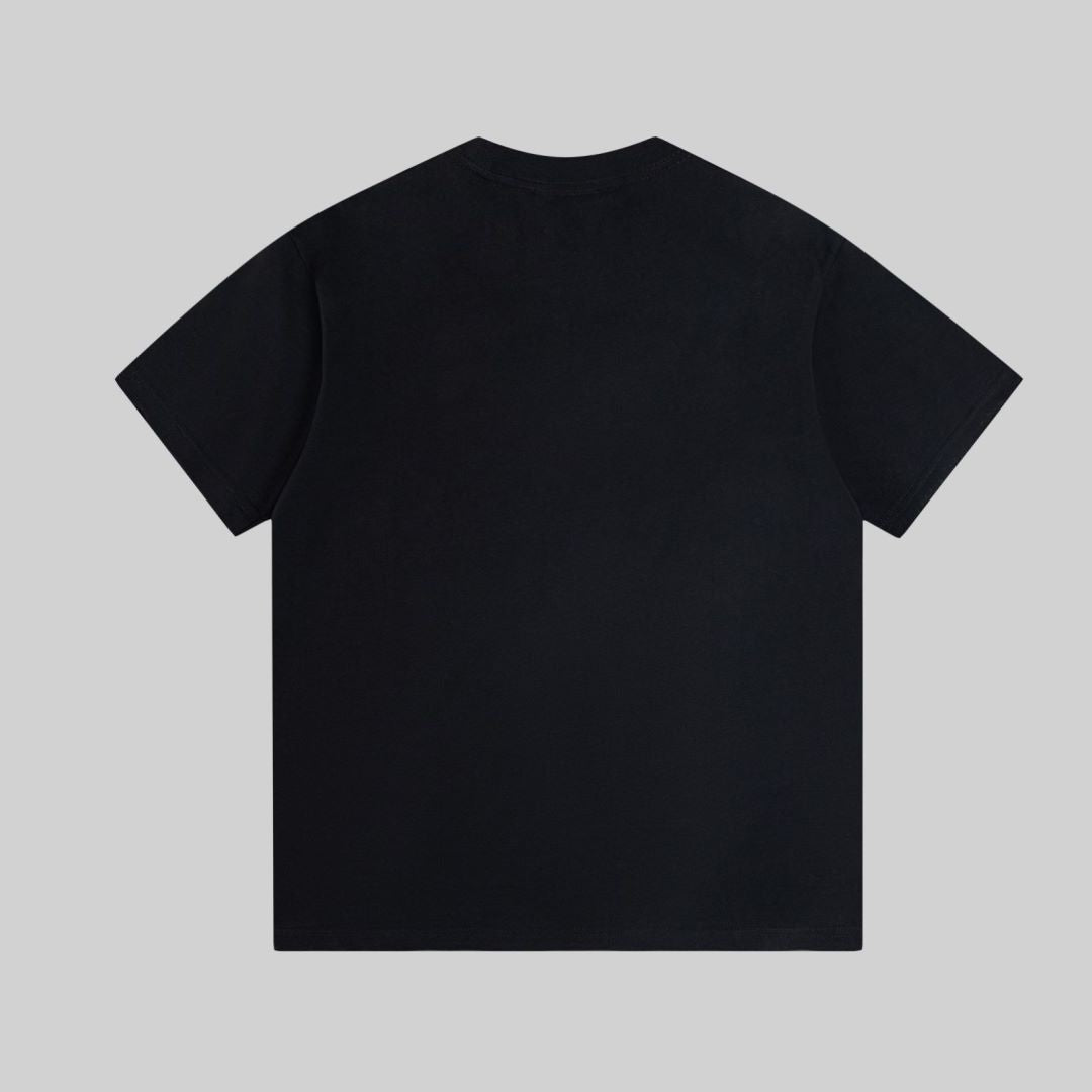 Black fashion T-shirt 9671
