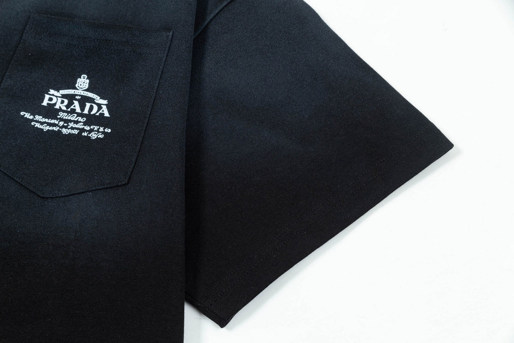 Gradient cotton T-shirt