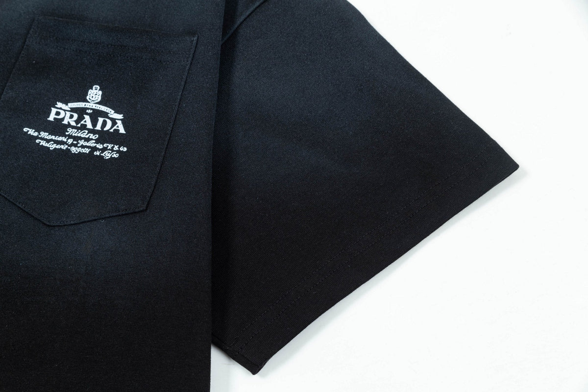 Gradient cotton T-shirt