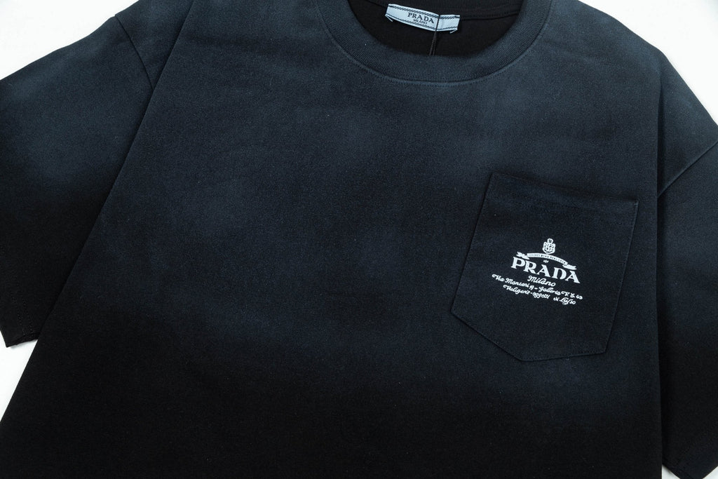 Gradient cotton T-shirt