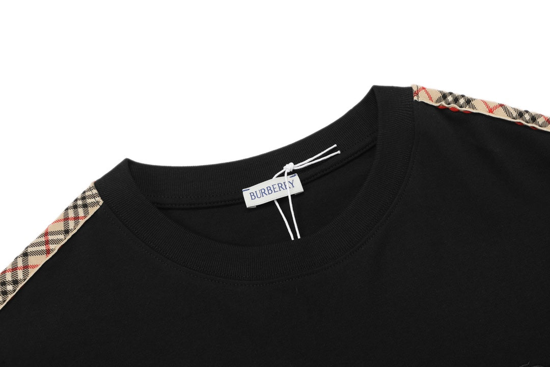 Embroidered classic sleeve T-shirt