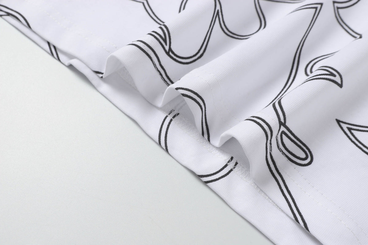 White fashion T-shirt 662