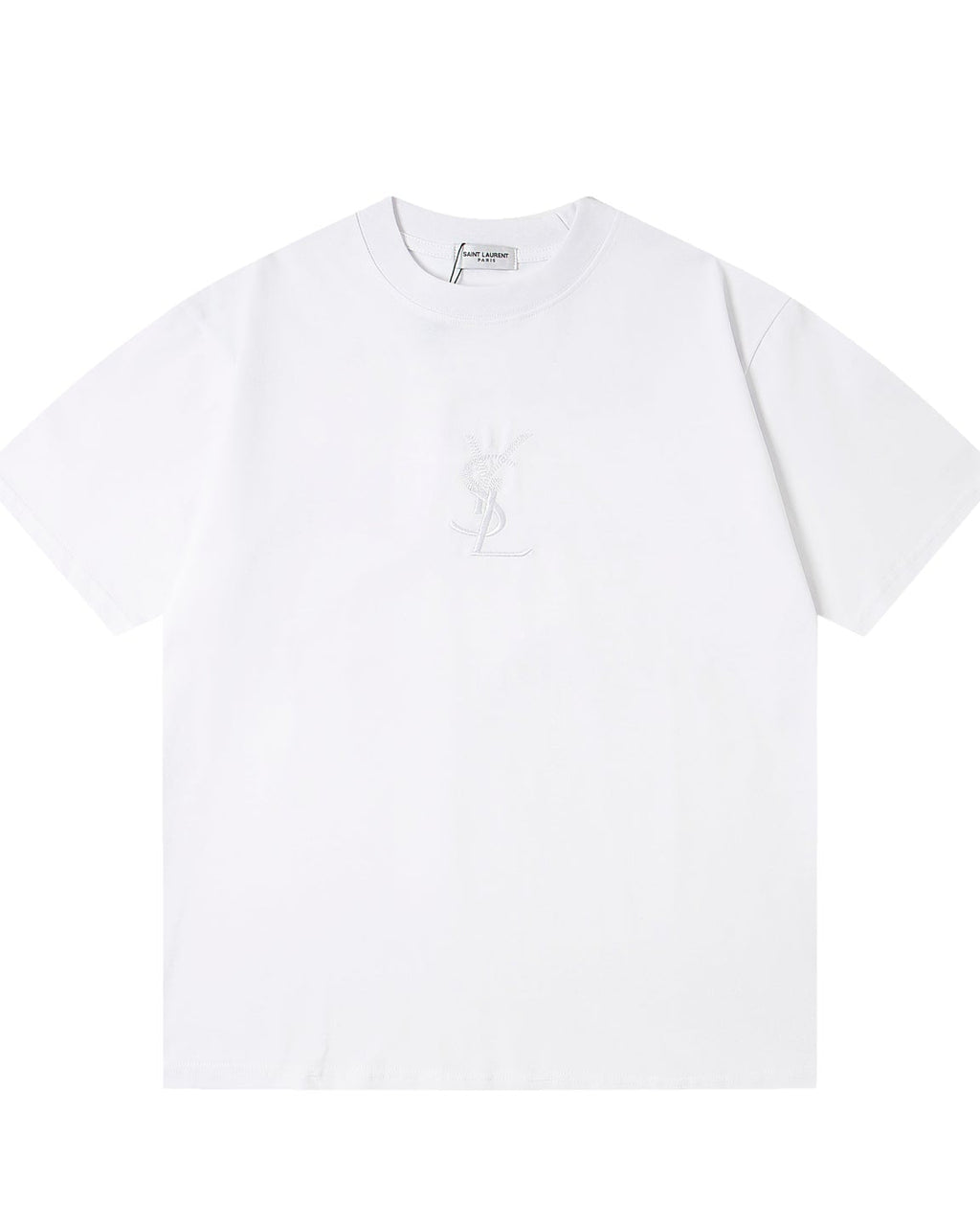 Embroidered cotton T-shirt