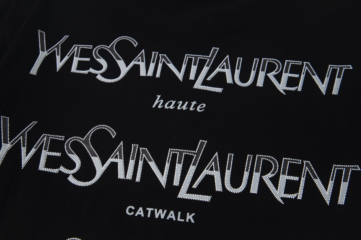 Embroidered cotton T-shirt