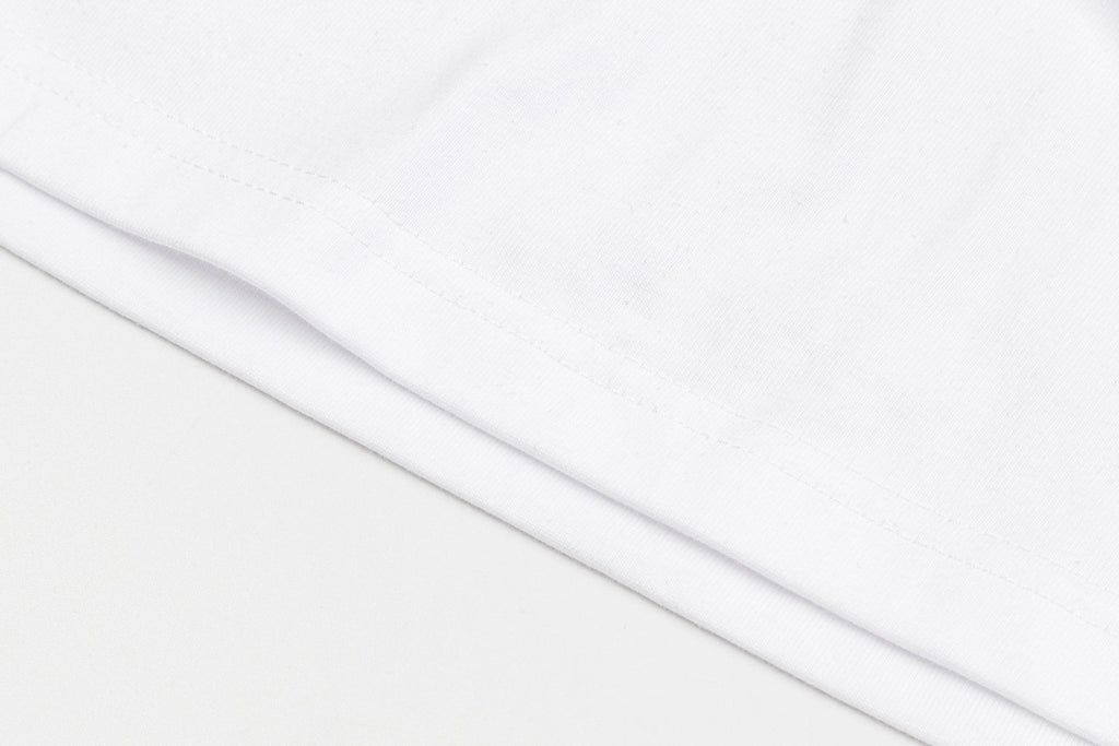 EMBOSSED PRINT COTTON T-SHIRT
