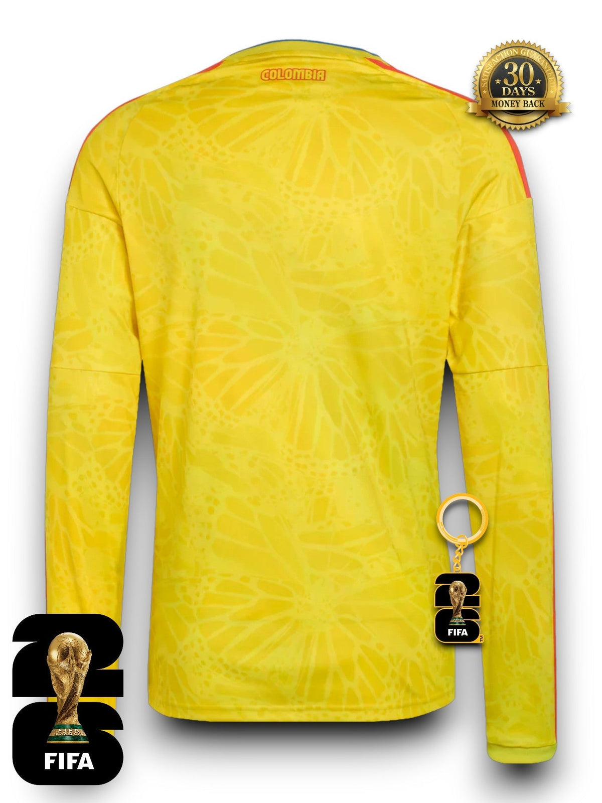 Colombia World Cup 2026 Jersey - Long Sleeve