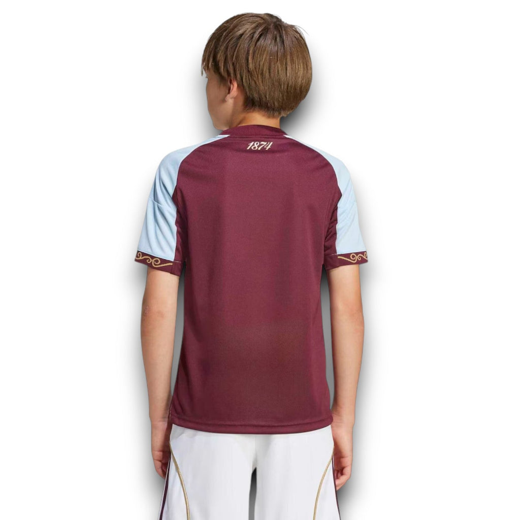 Kids Aston Villa Home Kit 2025/26
