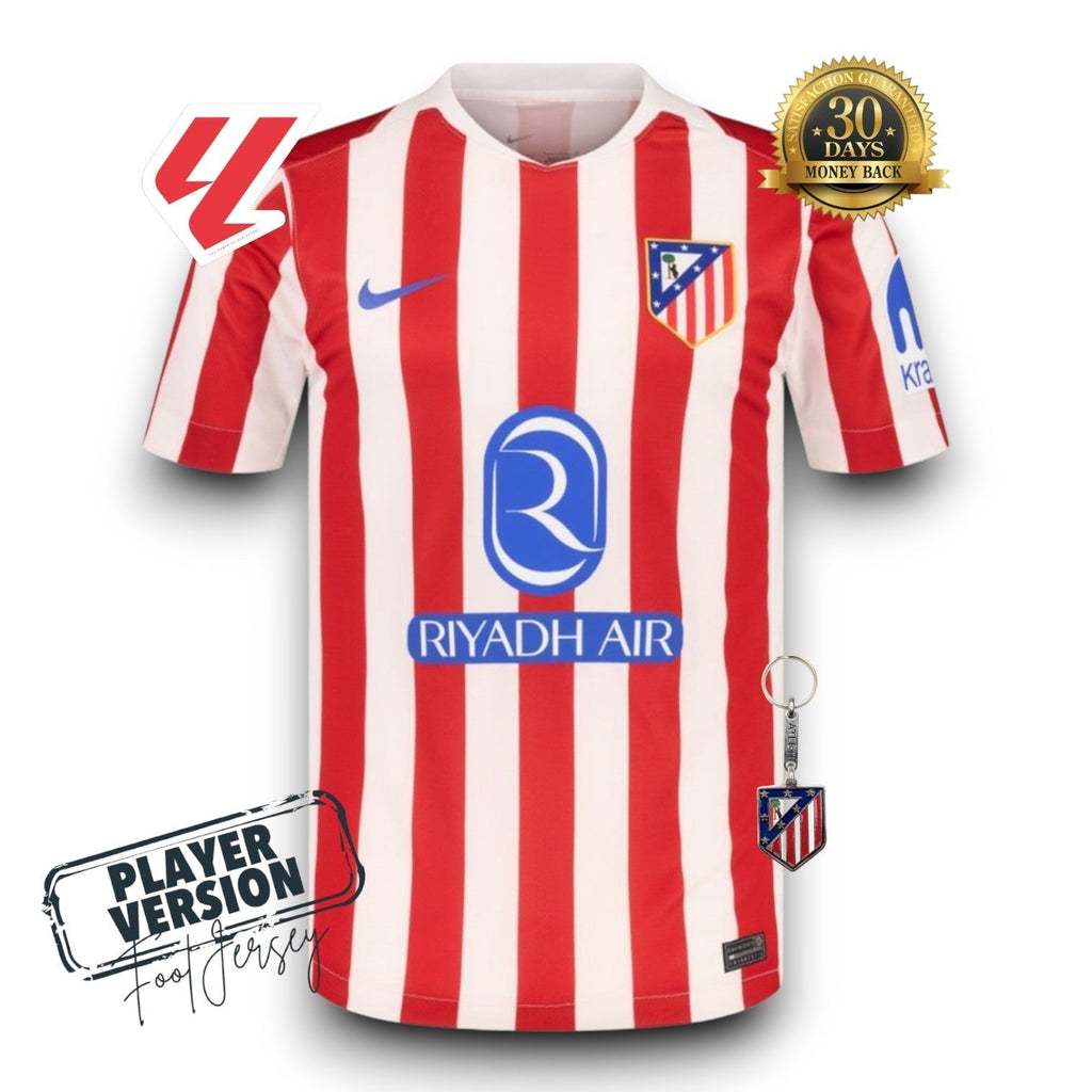 Atletico Madrid 2025/26 Home Jersey - Player Version
