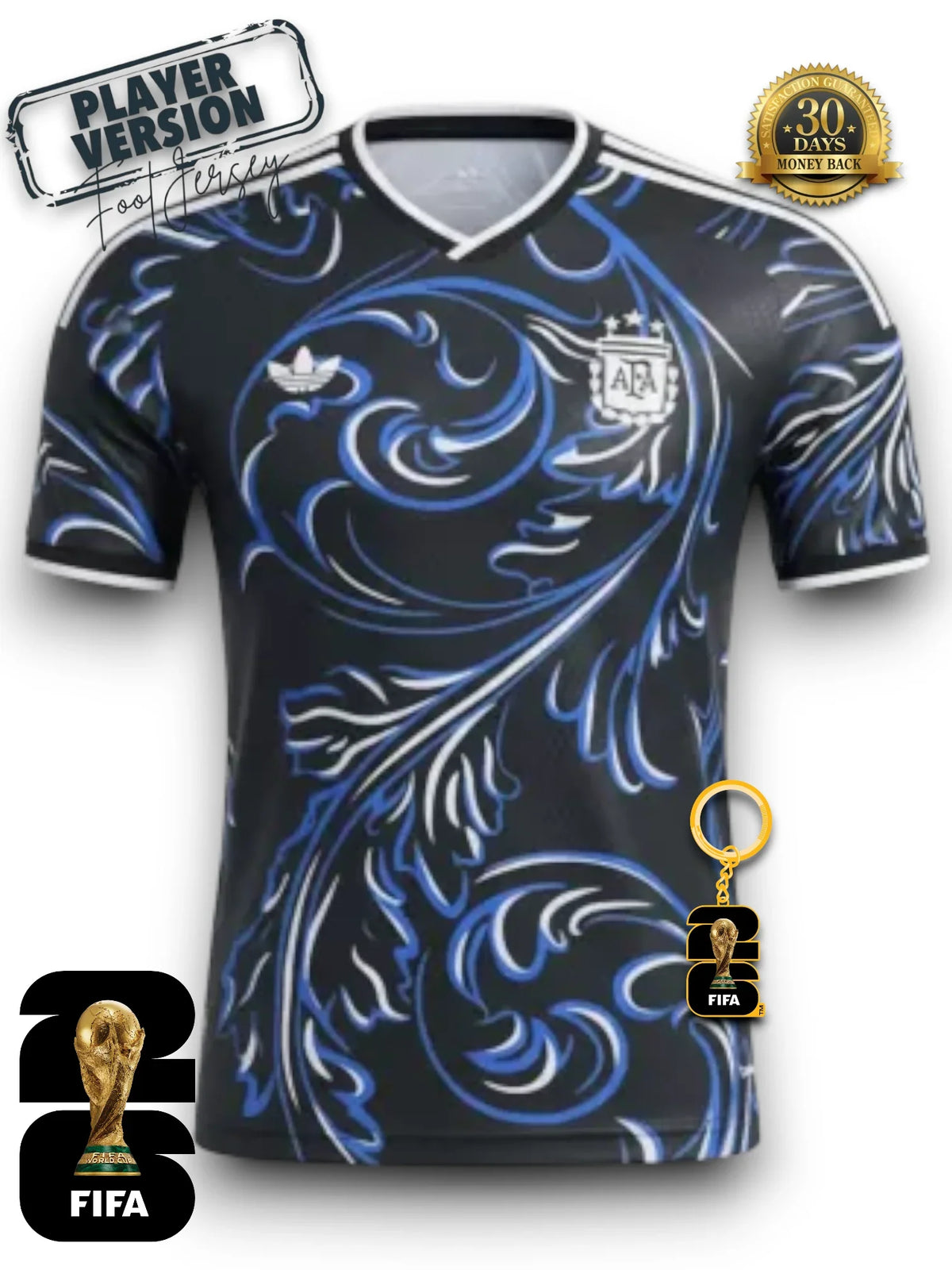 Argentina World Cup 2026 Away Jersey - Player Version