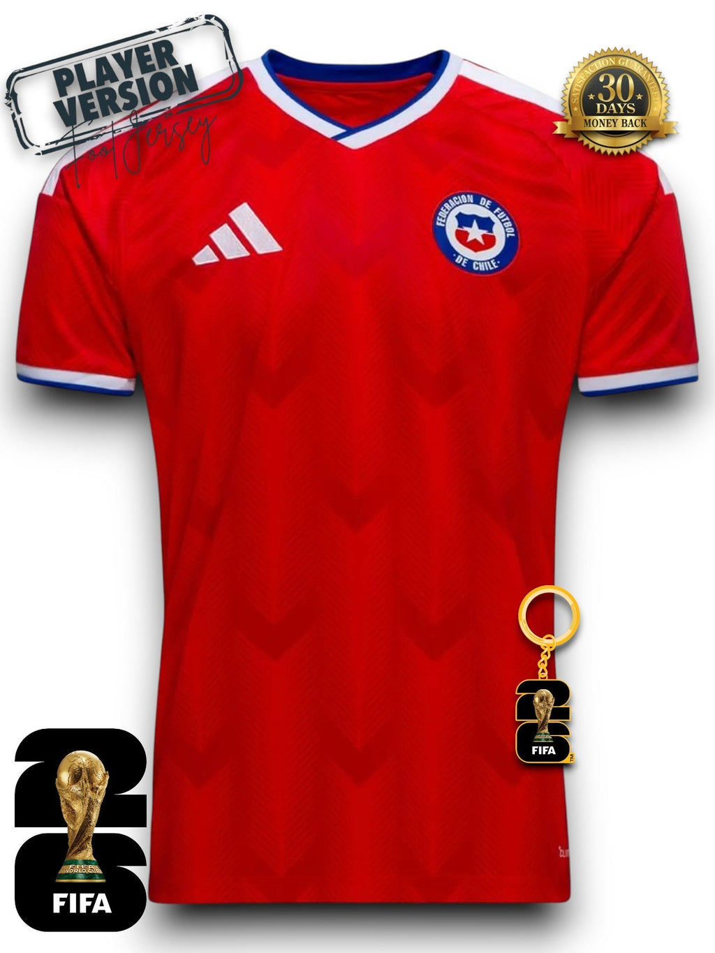 Chile World Cup 2026 Jersey - Player Version