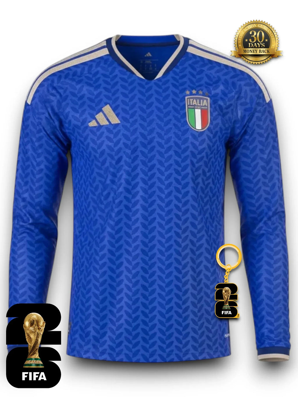 Italy World Cup 2026 Jersey - Long Sleeve
