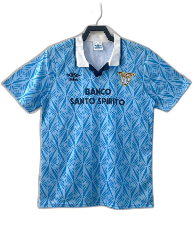 Lazio 1991 I Home Jersey - Retro Version