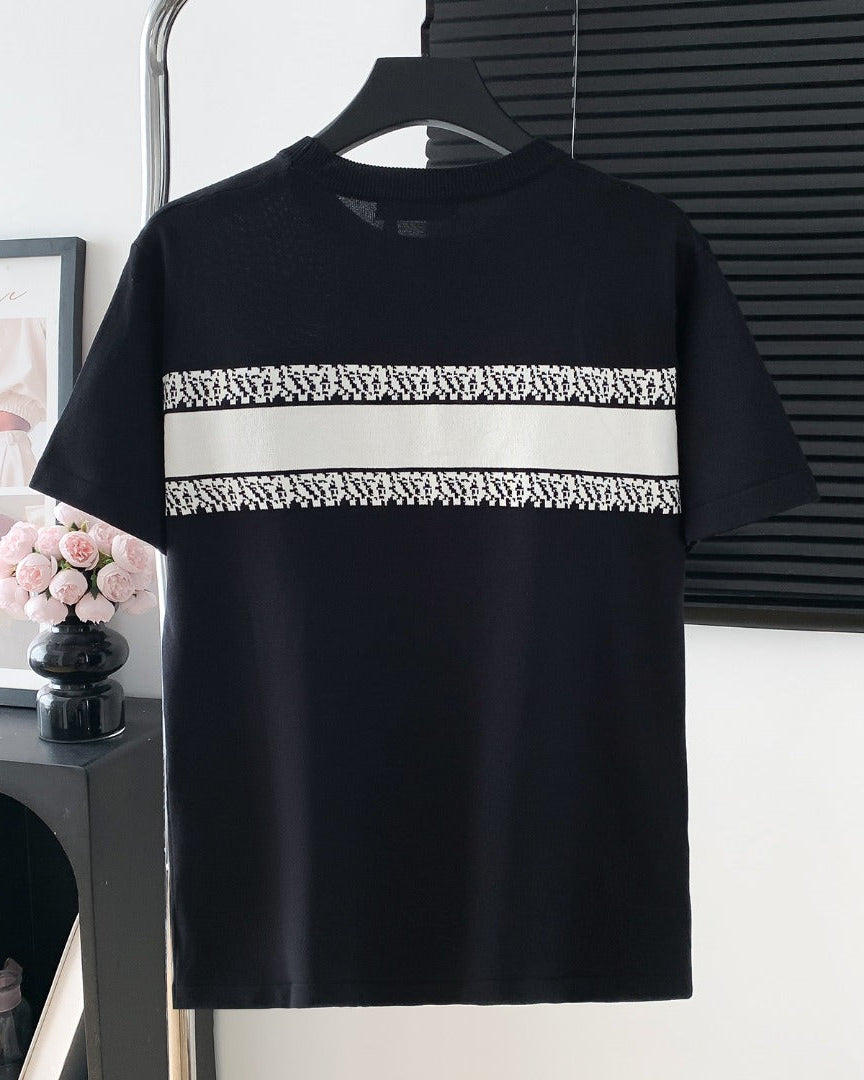 Vintage knitted Black T-shirt
